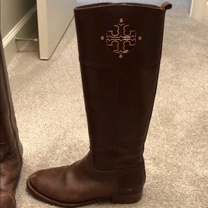 Tory Burch leather Kieran riding boot